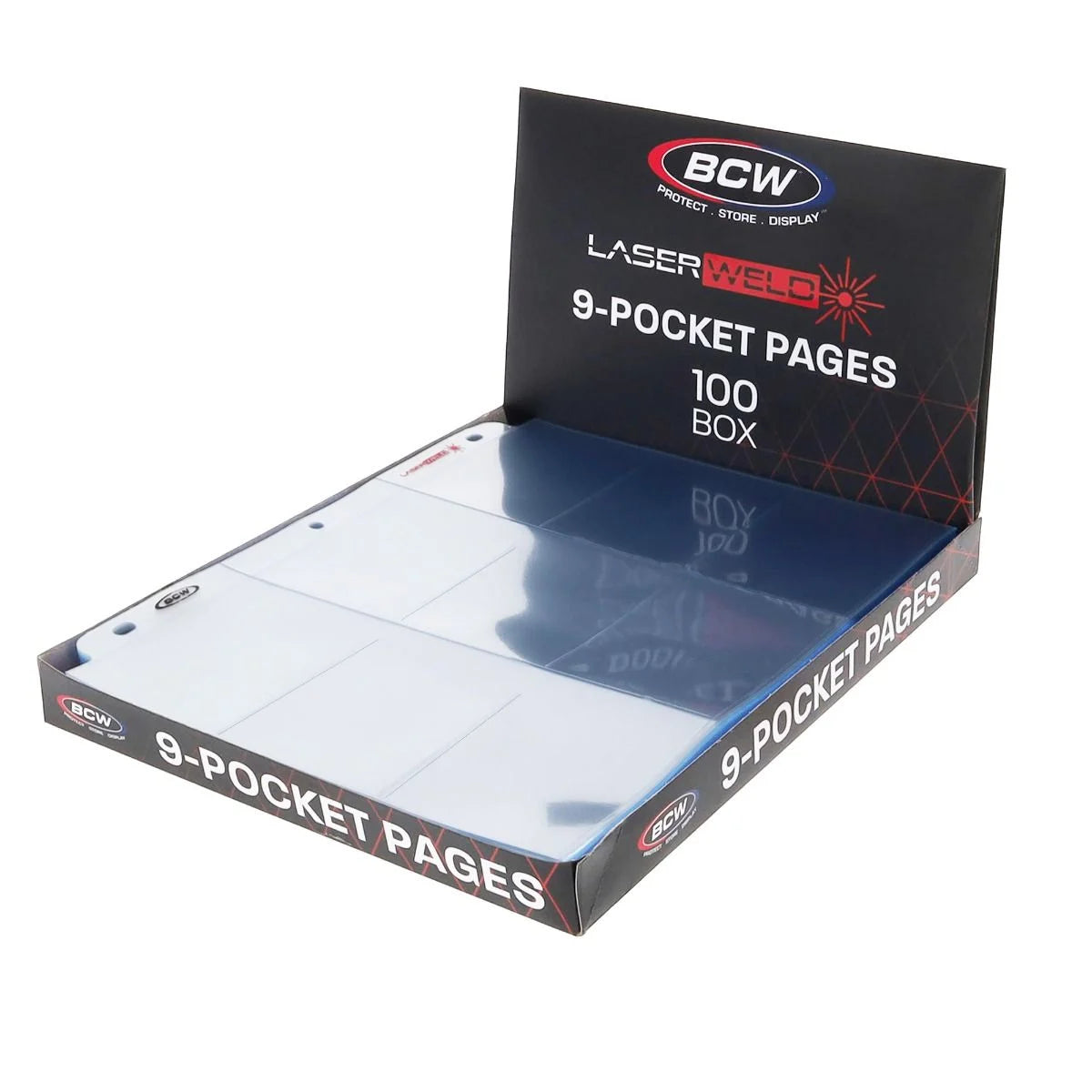 BCW Laser Weld Binder Pages: 9 Pocket (100)