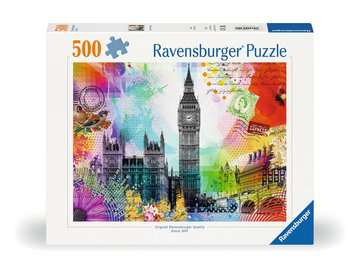 Puzzle - London Postcard