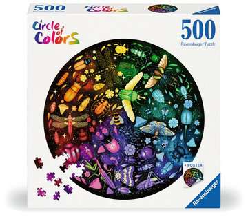 Puzzle - Circle of Colors - Insects