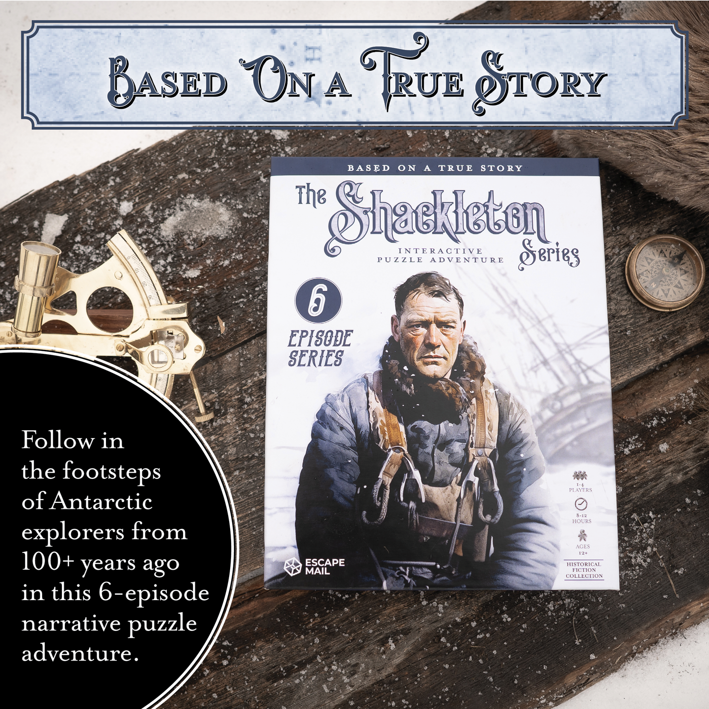 Shackleton (full series): Historic Fiction Escape Game