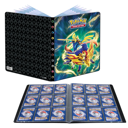 Crowned Sword Zacian and Crowned Shield Zamazenta 9-Pocket Portfolio for Pokémon