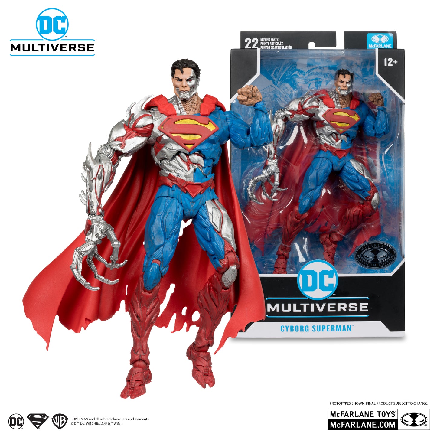 DC Multiverse 7" - Cyborg Superman (New 52) Platinum Edition