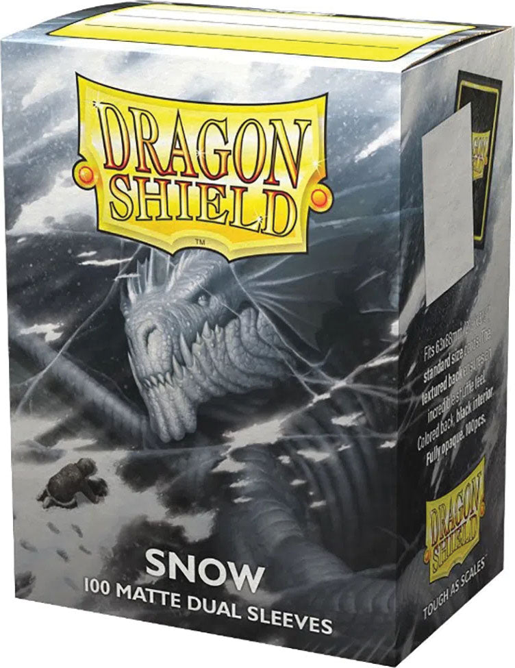 Dragon Shield Sleeves: Matte - Snow (100)
