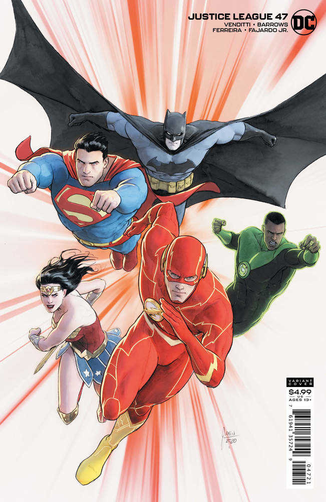 Justice League #47 Card Stock Mikel Janin Variant Edition