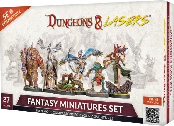 Dungeons & Lasers: Miniatures - Fantasy Miniatures Set