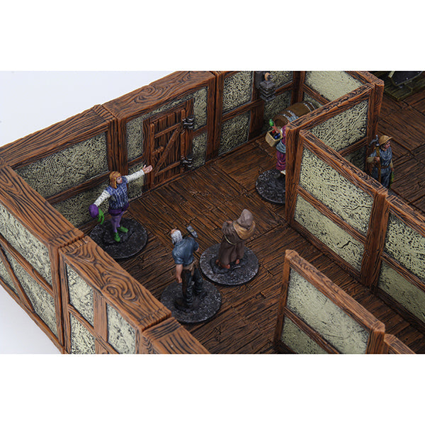 WarLock Tiles: Town & Village II - Full Height Plaster Walls Expansion