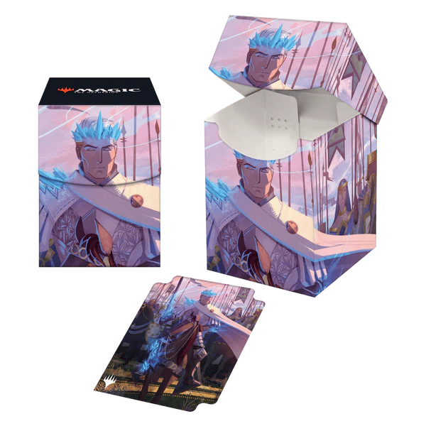 Wilds of Eldraine Will, Scion of Peace (Borderless) 100+ Deck Box for Magic: The Gathering