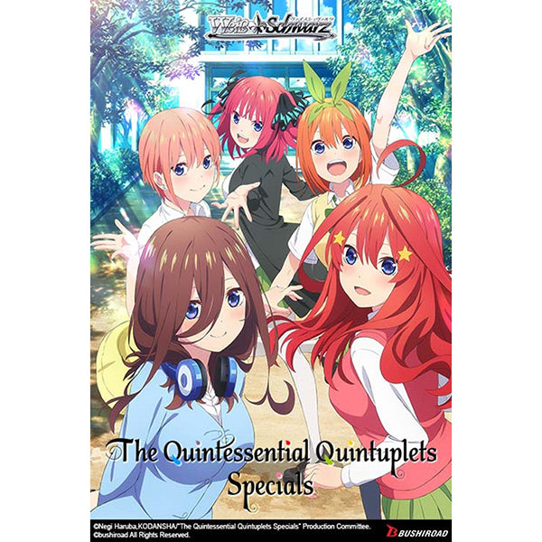 Weiss Schwarz: The Quintessential Quintuplets Specials Premium Booster –  Four Horsemen Comics and Gaming of Robinson Township