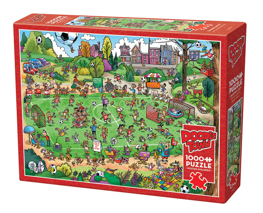 DoodleTown: Offside Antics | 1000 Piece Puzzle