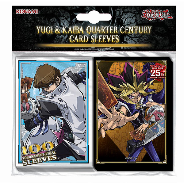Card Sleeves: Yu-Gi-Oh- Yugi & Kaiba Quarter Century (2 x 50ct)