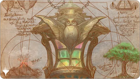 MTG: Play Mat- Brothers War Schematic Chromatic Lantern