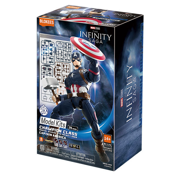 Marvel Blokees: 5.3-inch Champion Class Model Kit- CC03 Infinity SAGA Captain America