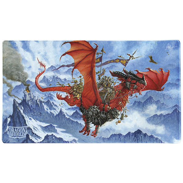 Dragon Shield: Playmat w/ Tube- 'The Raid' Art, Limited Edition