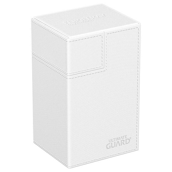 Deck Case: Twin Flip´n´Tray 80+ Standard Size Monocolor- White