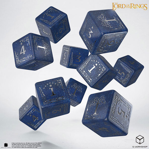 Lord of the Rings 10xD6 Gondor Dice Set