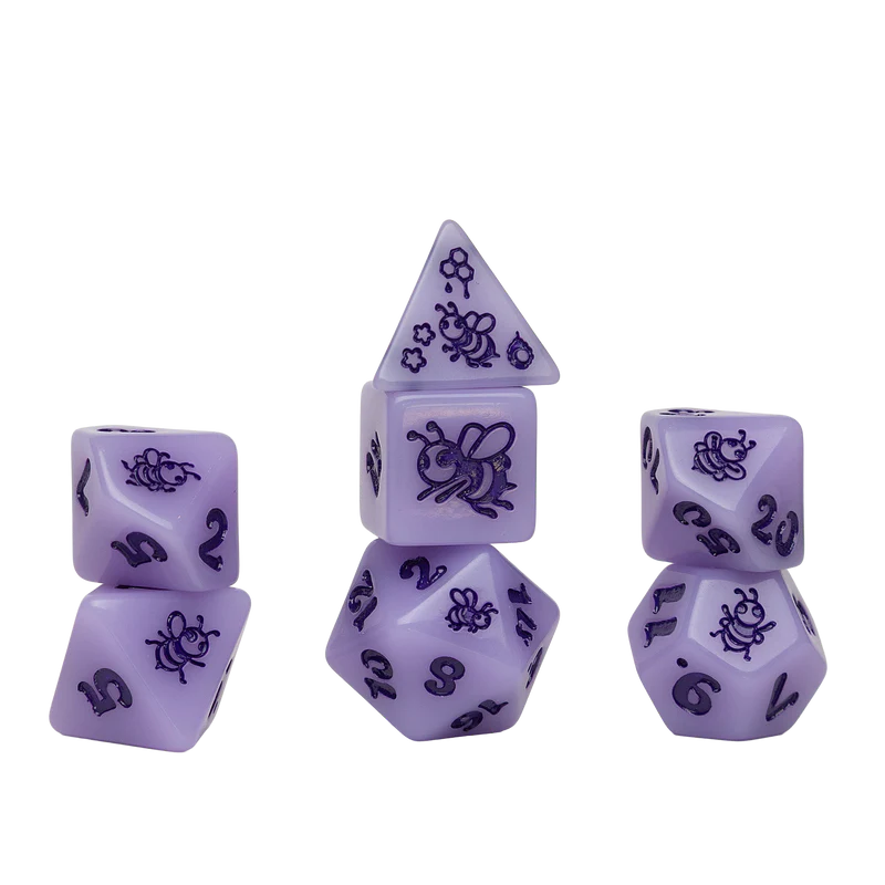 RPG Dice Set (7): Animal Series - Royal Nectar