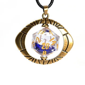 Eye of Ra D20 Dice Necklace
