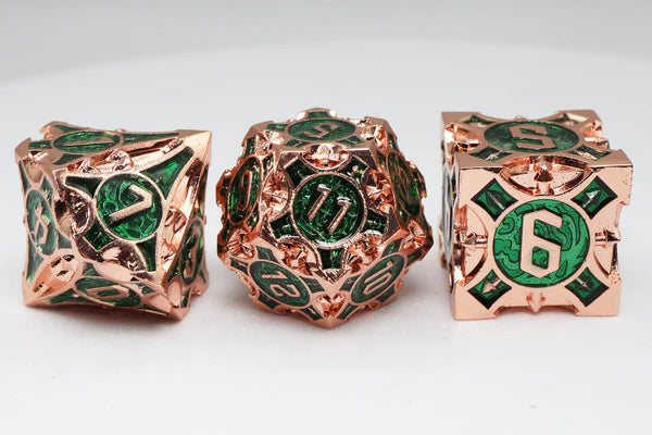 Foam Brain Games: Jungle Arrow Metal RPG Dice Set