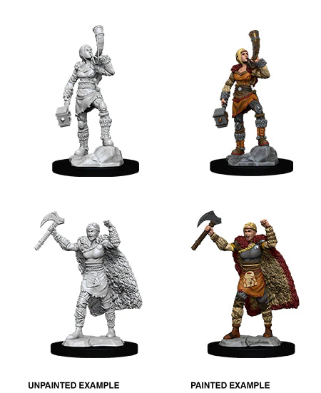 D&D Nolzur's Marvelous Miniatures: Human Barbarian (Female)