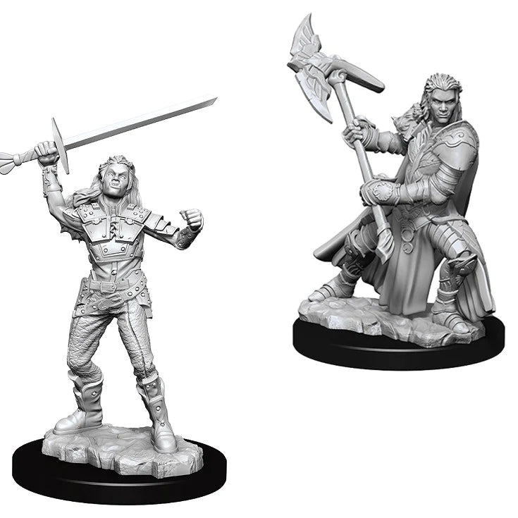 D&D Nolzur's Marvelous Miniatures: Half-Orc Fighter (Female)