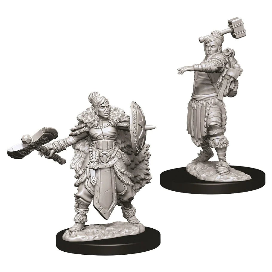 D&D Nolzur's Marvelous Miniatures: Half-Orc Barbarian (Female)