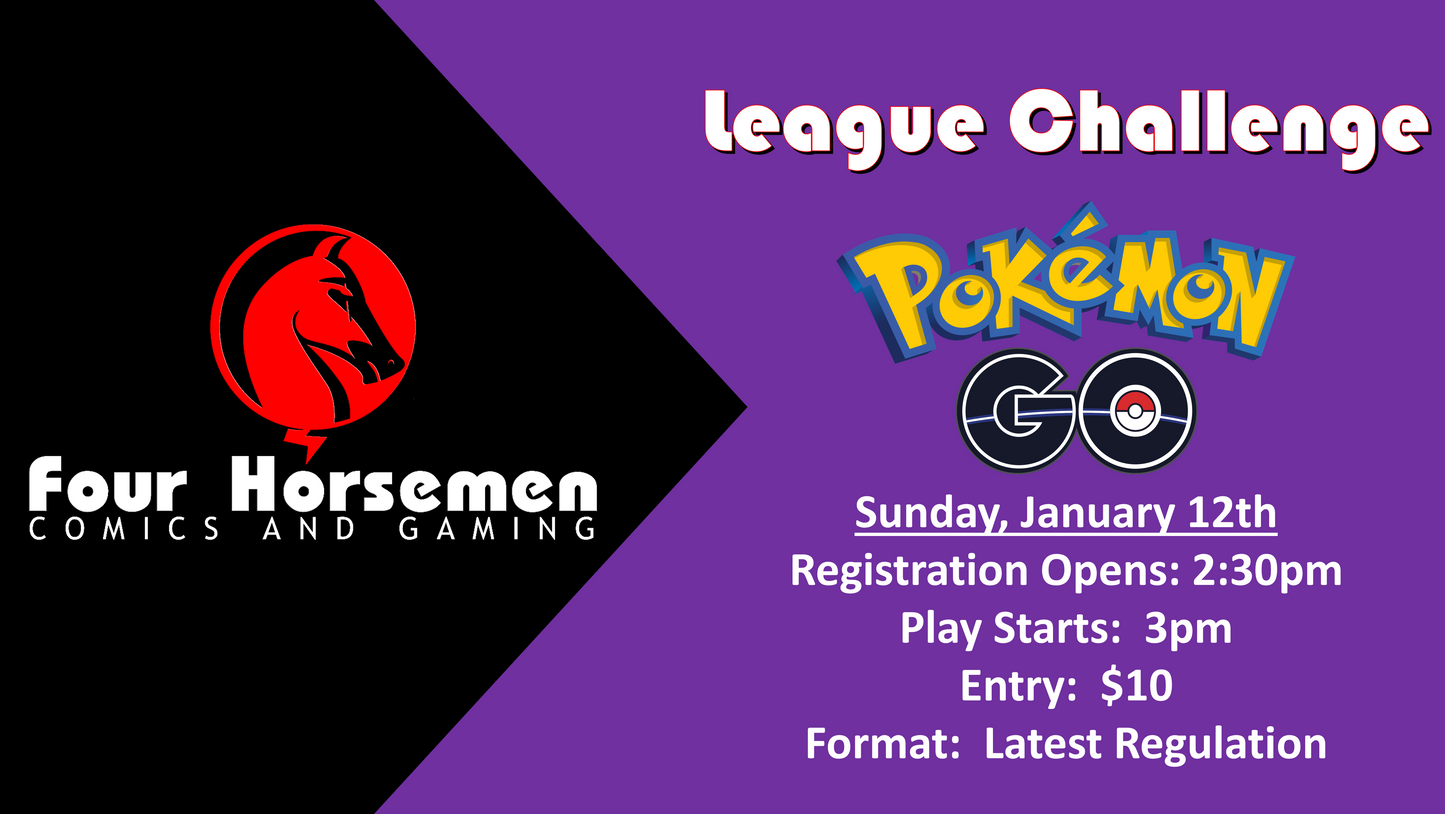 Pokemon GO Challenge, January 12 2025