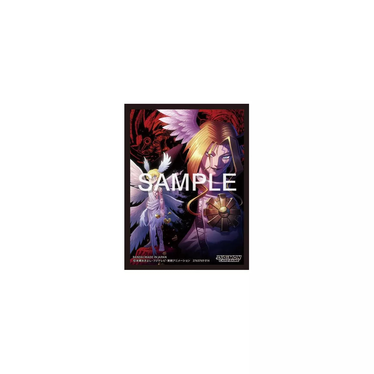Digimon Card Game Official Card Sleeves - Lucemon and Lucemon: Chaos Mode 2025 (60-Pack)
