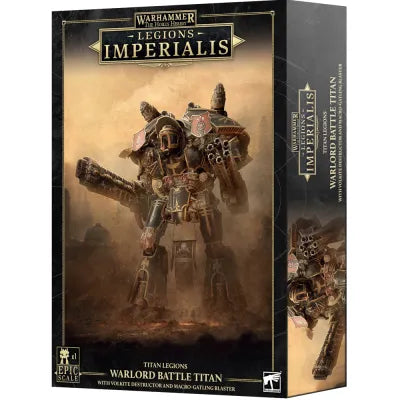 Legions Imperialis: Titan Legions - Warlord Battle Titan with Volkite Destructor & Macro-Gatling Blaster