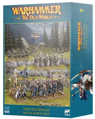 Warhammer The Old World: High Elf Realms - Battle March Army