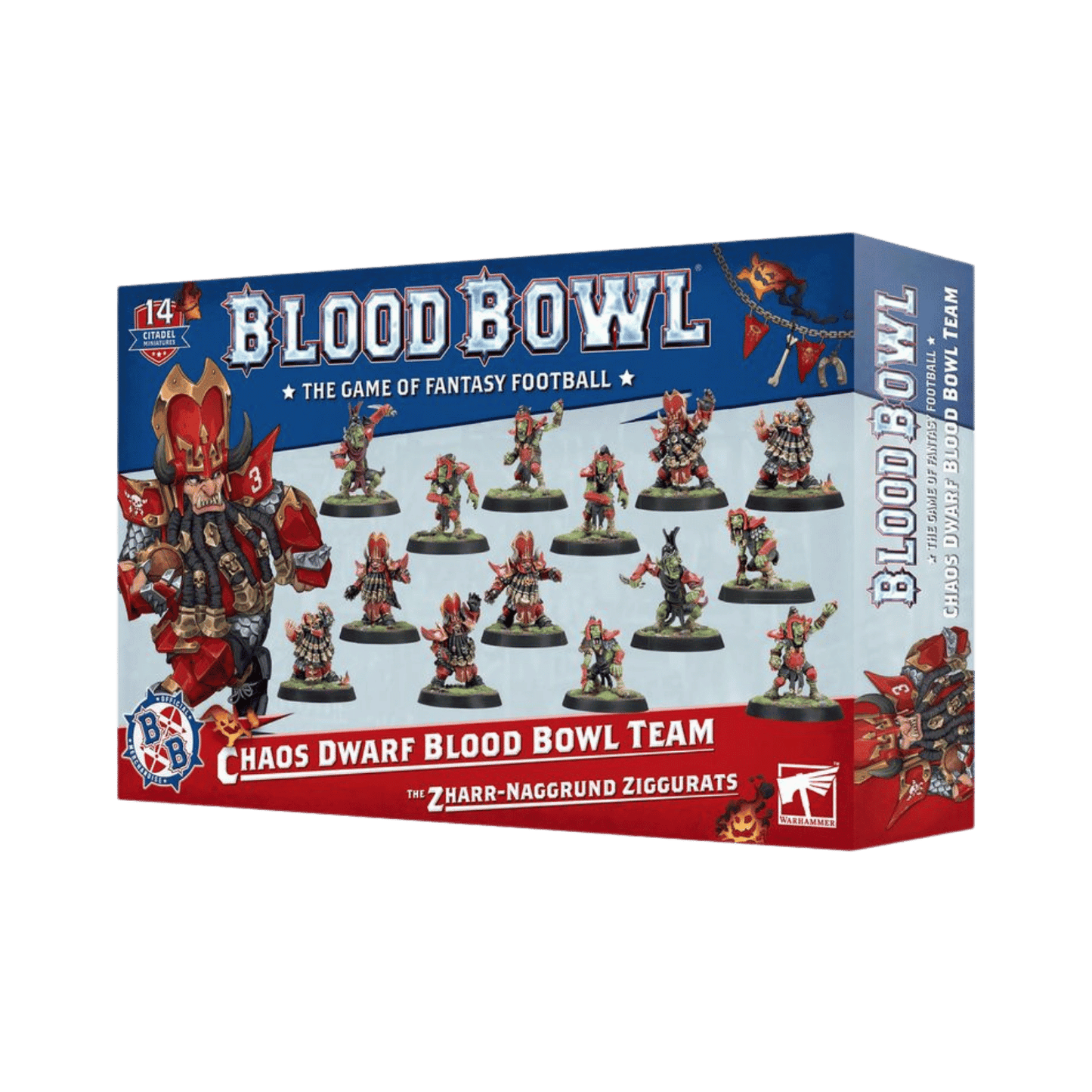 Blood Bowl: Chaos Dwarf Team - The Zharr-Naggrund Ziggurats