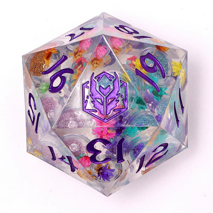 Liquid Core Sharp Edged Resin 55mm D20 - Mana Meadows