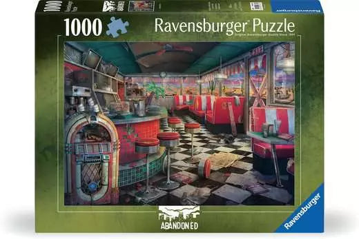 Jigsaw Puzzle Abandoned Places: Decaying Diner - 1000 Pieces Puzzle