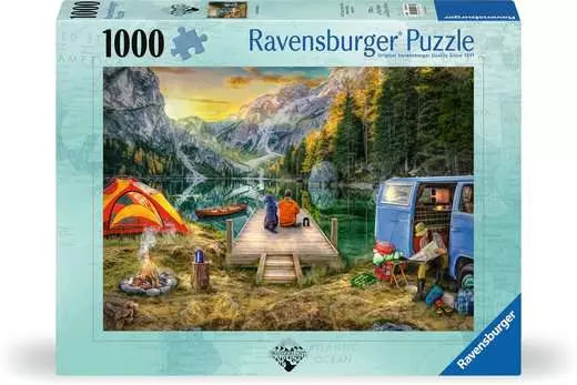 Jigsaw Puzzle Calm Campsite - 1000 Pieces Puzzle