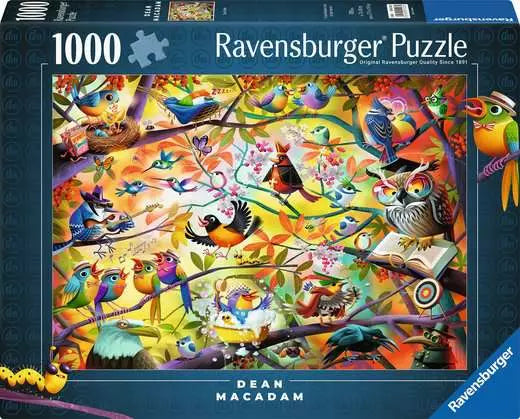 Jigsaw Puzzle Dean MacAdam: Busy Birdies - 1000 Pieces Puzzle