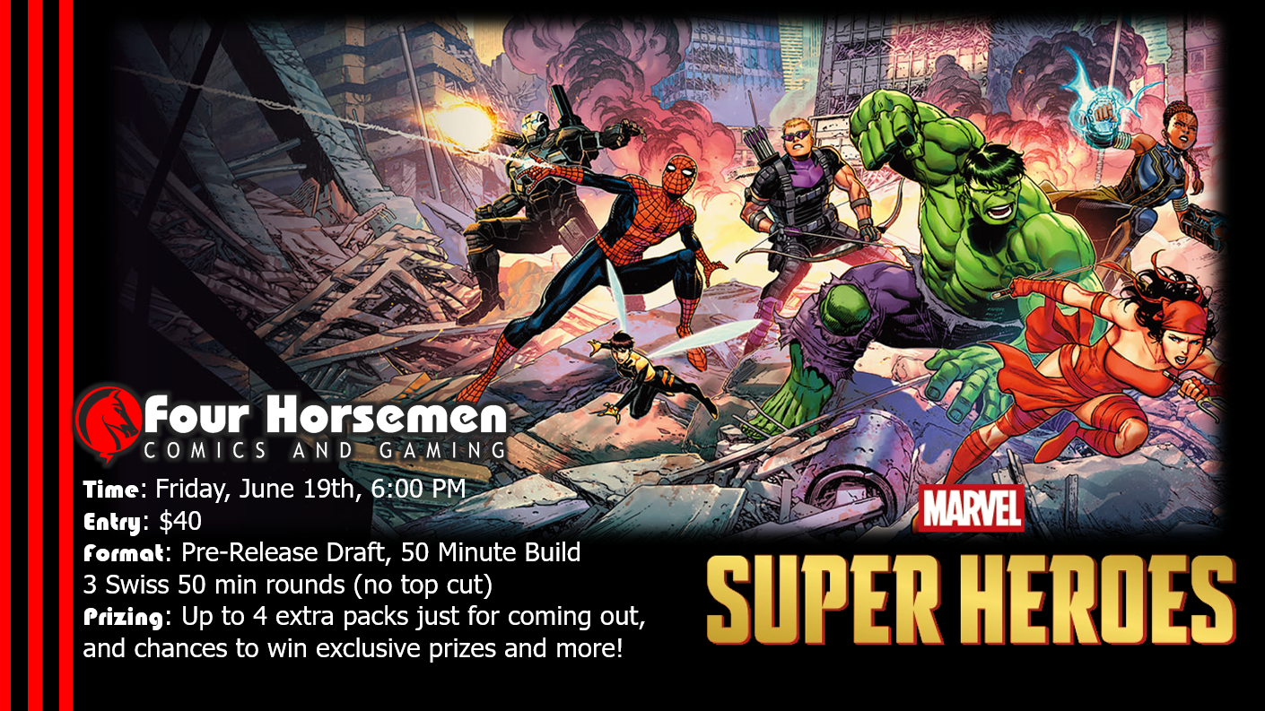 MTG Marvel Superheroes Pre-Release, Friday July 19th, 2026