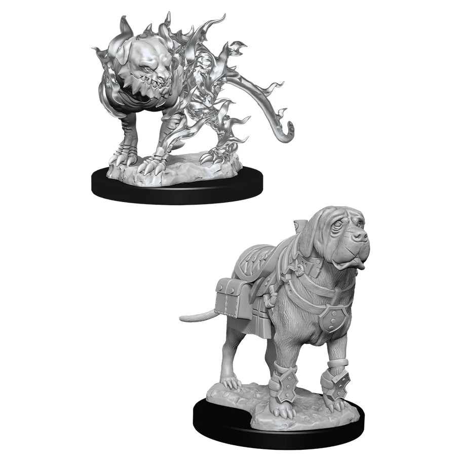 D&D Nolzur's Marvelous Miniatures: Mastiff & Shadow Mastiff