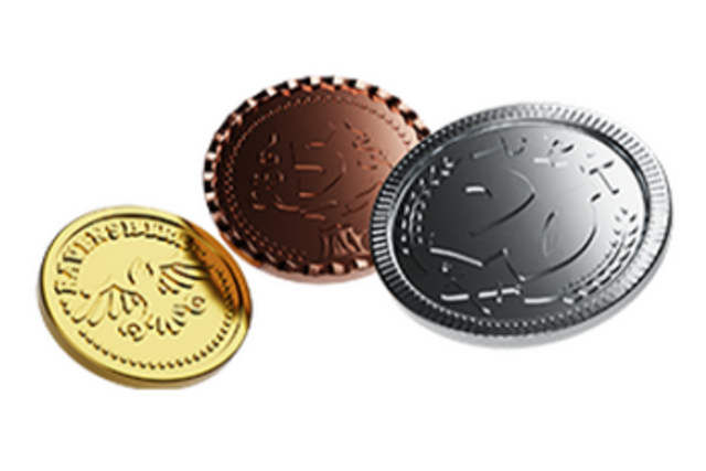 Metal Coins - Forges of Ravenshire x 90