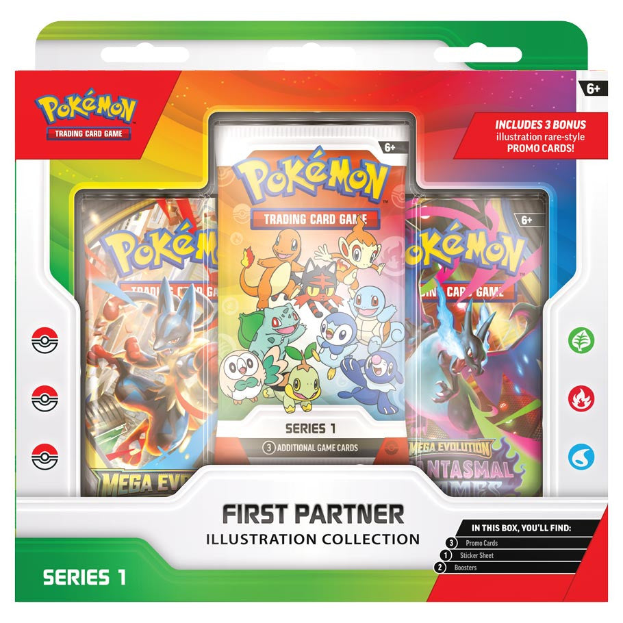 Pokemon TCG: First Partner - Illustration Collection Pack (Series 1) (Local Pick-Up Only)