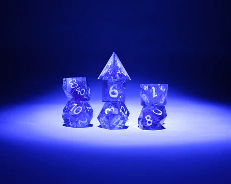 RPG Dice Set (7): CLoak & Dagger - Pink