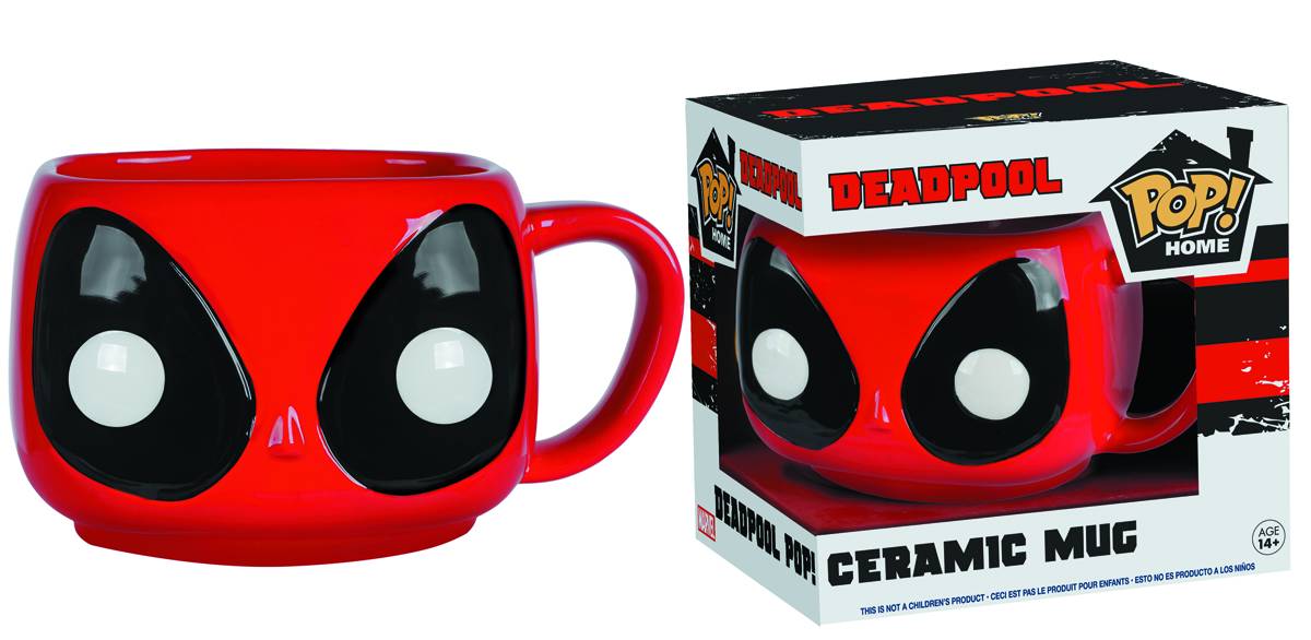 POP HOME MARVEL DEADPOOL HEAD MUG