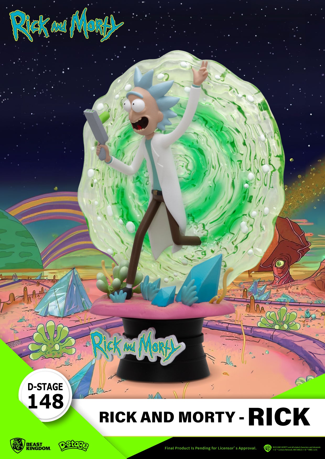 Rick & Morty DS-148 Rick D-Stage Statue