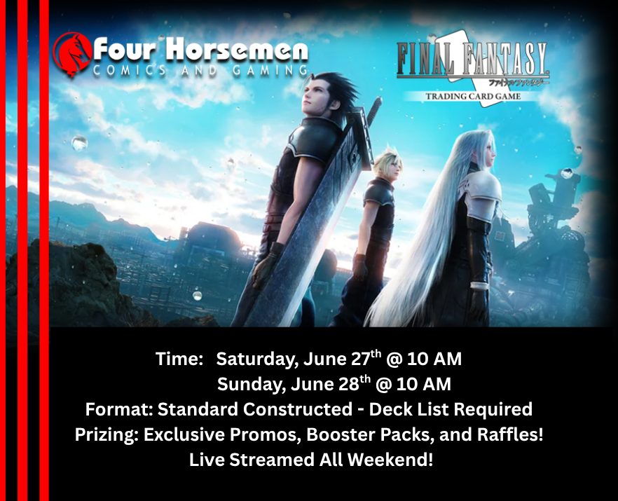 Final Fantasy TCG: Materia Cup Weekend, June 27th & 28th