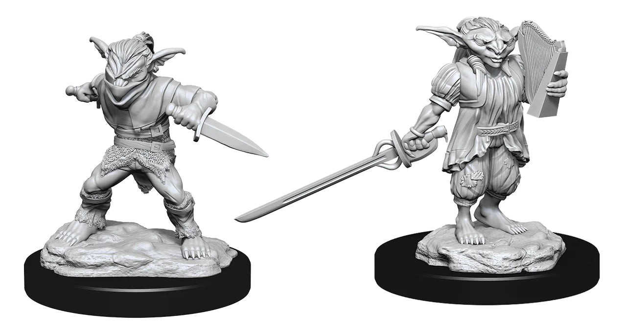 D&D Nolzur's Marvelous Miniatures: Goblin Rogue & Goblin Bard (Male & Female)