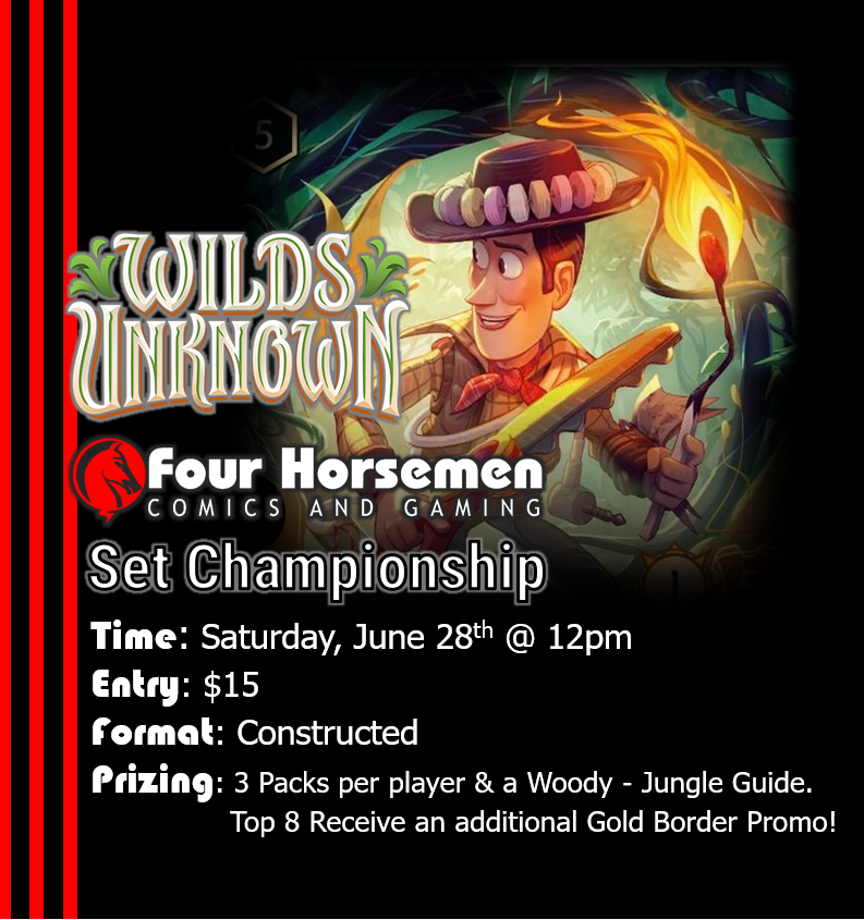 Lorcana: Wilds Unknown Set Championship - June 28th, 2026