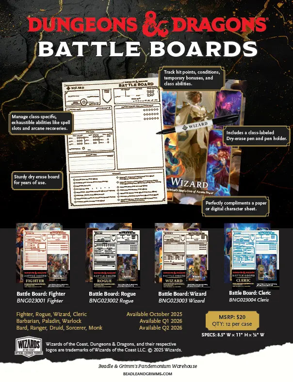 Beadle and Grimm's D & D Battle Board - Rogue