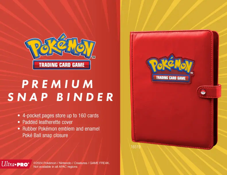 Pokemon TCG: Premium Snap Binder - Red