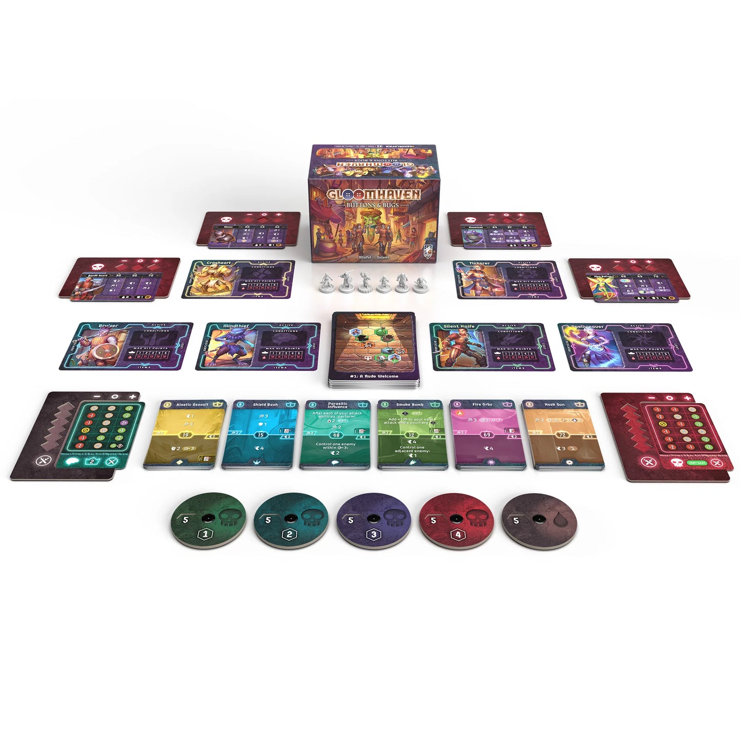 Gloomhaven: Buttons & Bugs