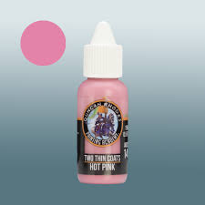 Neo Pink - two thin coats
