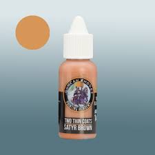 Satyr Brown - two thin coats