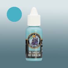 Ray Gun Glow - two thin coats